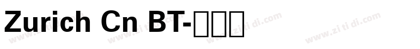 Zurich Cn BT字体转换